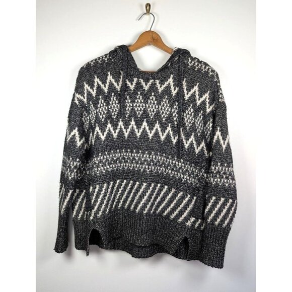 Y2K Victoria's Secret Sweater Small Fair Isle Nordic Chunky Wool Fisherman Boho - Picture 10 of 11